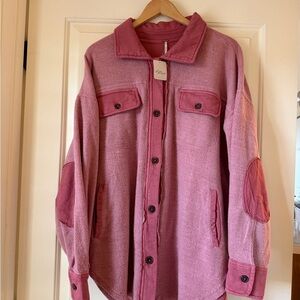 Women’s Free People Button-Up Shirt Jacket-NEW with tags